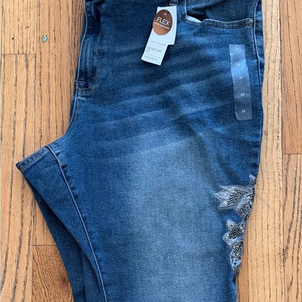 Lane Bryant Embellished Jeans